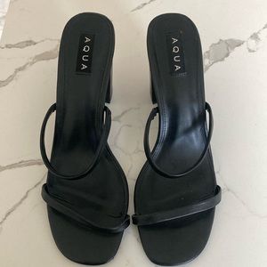 Black Block Sandal